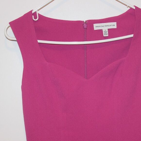 NEW Dress The Population Sheath Hibiscus Dress Women Size Small - Picture 7 of 16